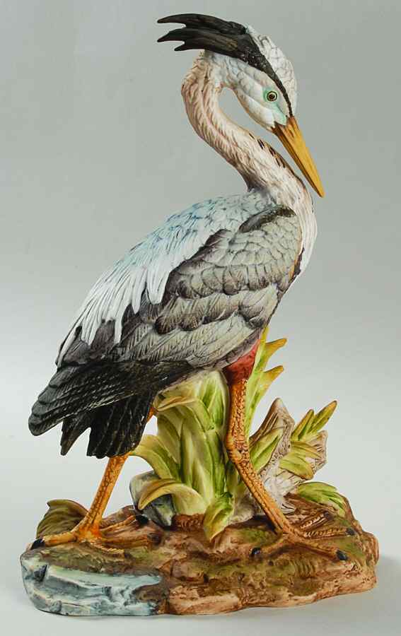 Sadek Bird Figurines Great Blue Heron - No Box by Sadek-1