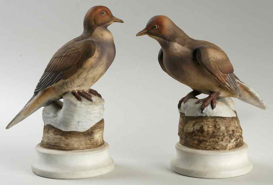 Sadek Bird Figurines Mourning Dove-Pair - Boxed by Sadek-1