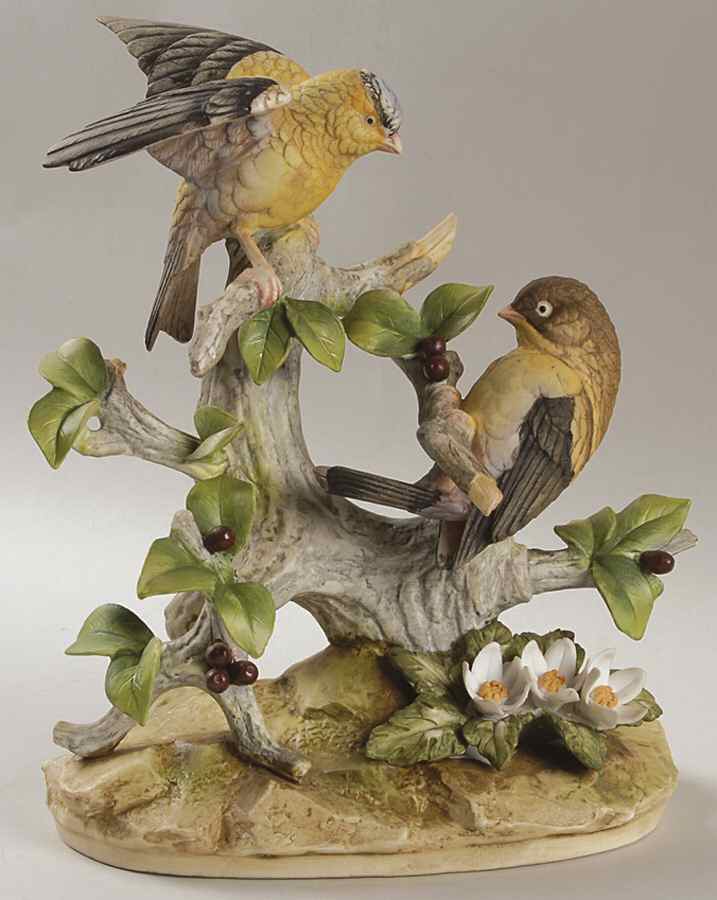 Sadek Bird Figurines Goldfinches - No Box by Sadek-1