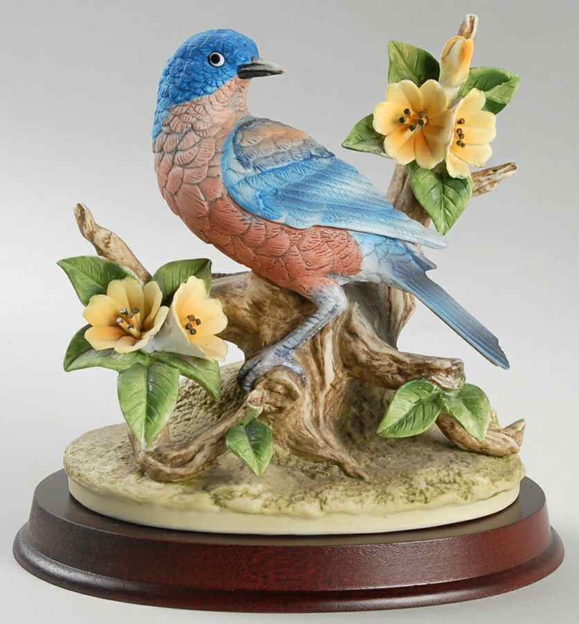 Sadek Bird Figurines Bluebird - Boxed by Sadek-1