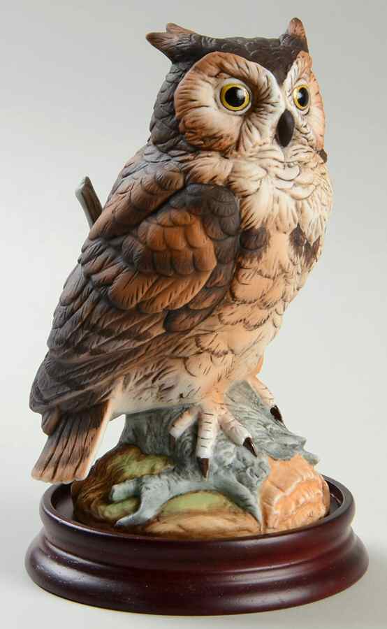 Sadek Bird Figurines Great Horned Owl - No Box 233 by Sadek-1