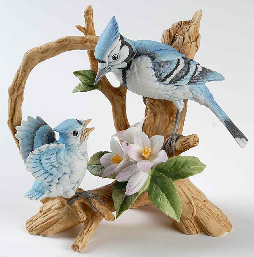 Sadek Bird Figurines Blue Jay - Boxed by Sadek-1