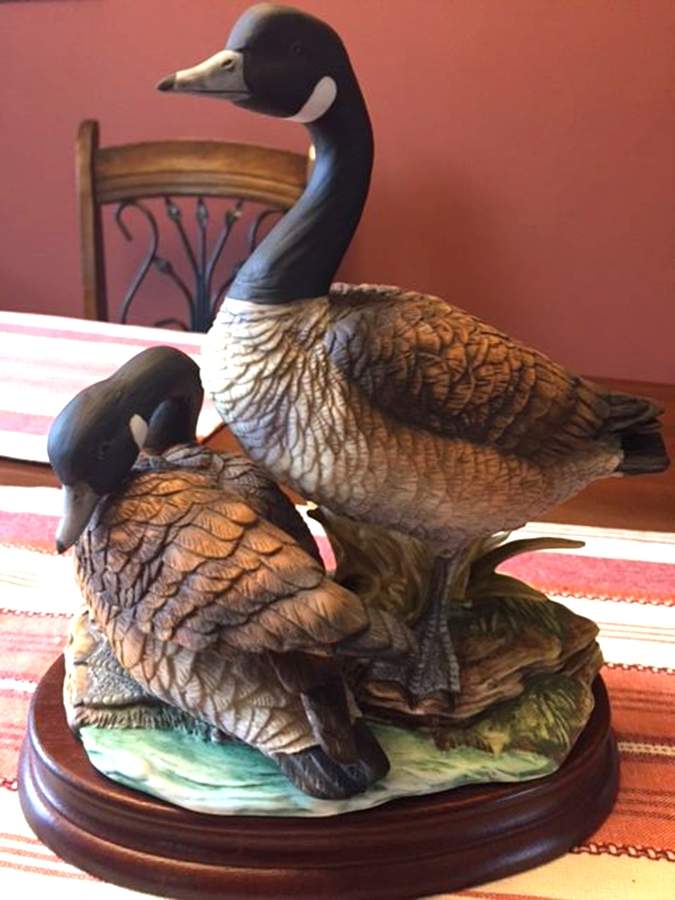 Sadek Bird Figurines Canada Goose-Pair - No Box by Sadek-1