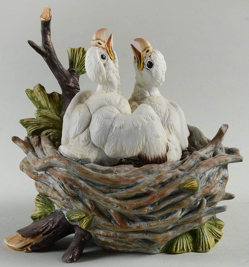 Sadek Bird Figurines Bald Eagle Eaglets - No Box by Sadek-1