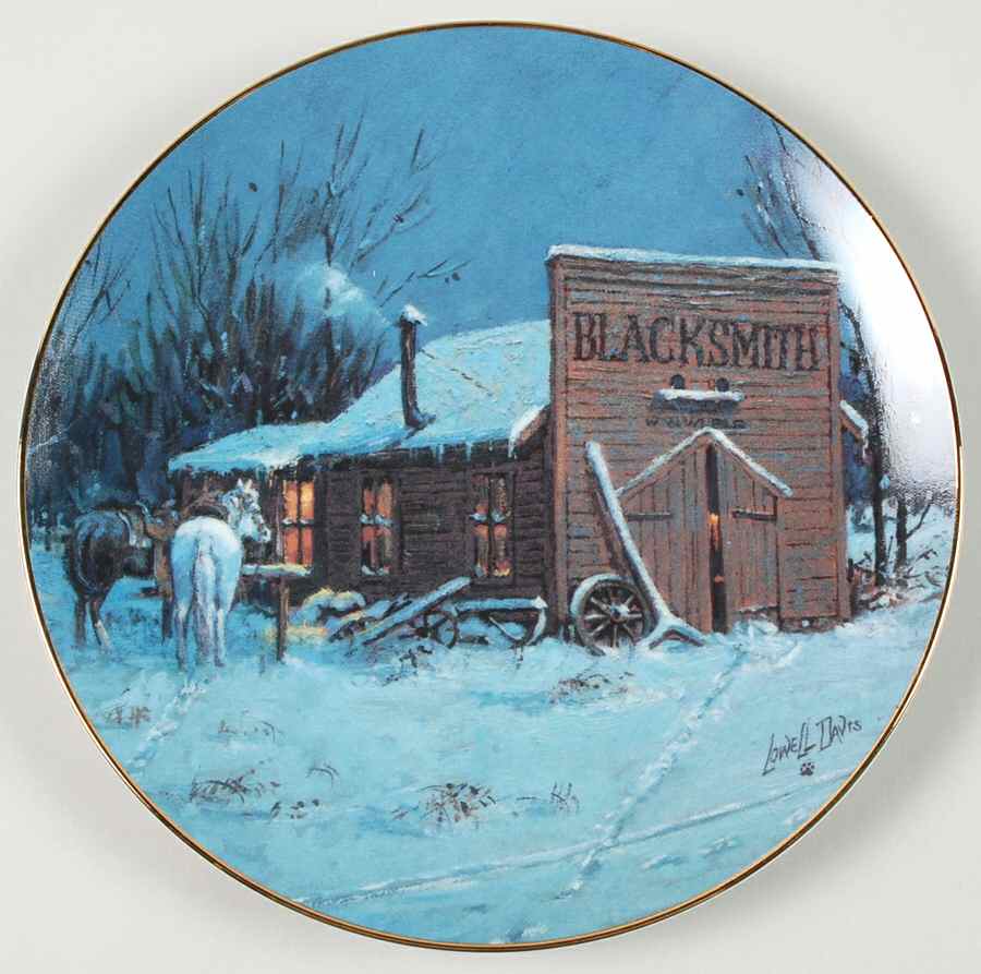 Red Oak Sampler Country Blacksmith - No Box by Schmid-1