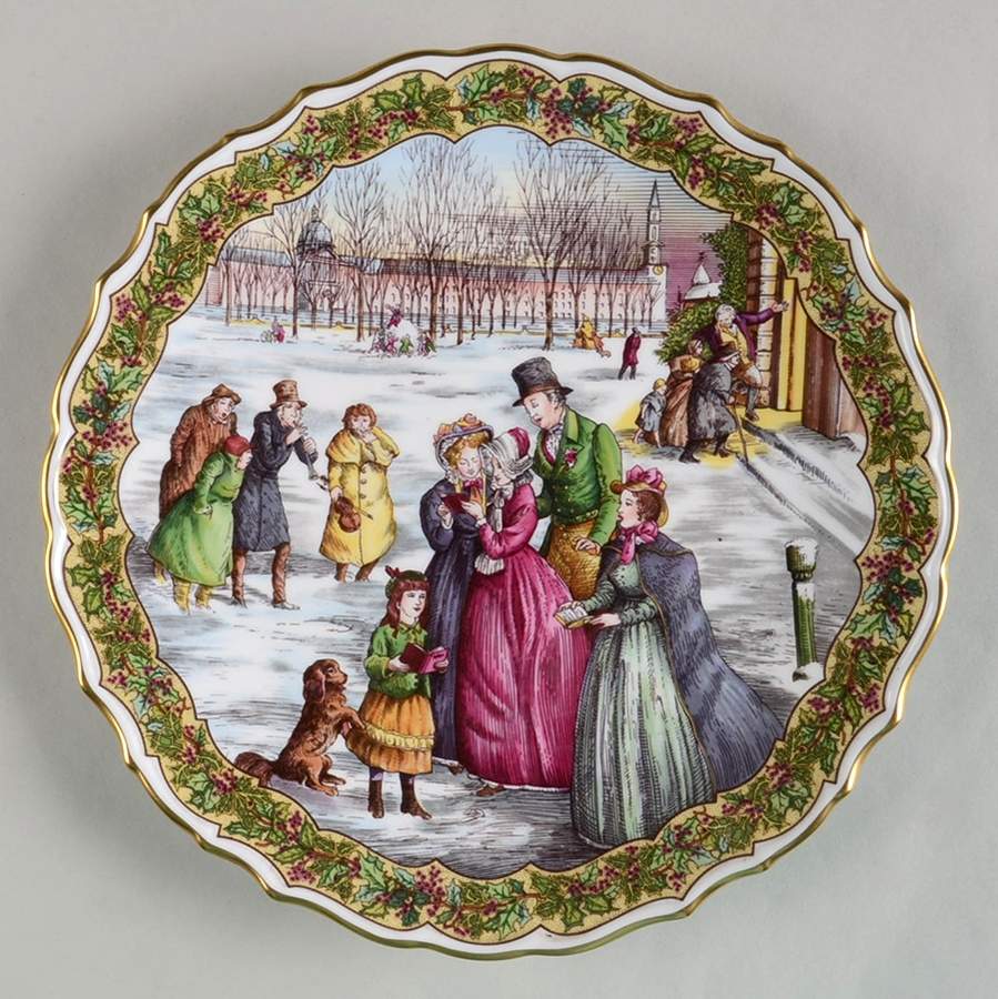 Victorian Christmas The Carol Singers - No Box by Spode-1