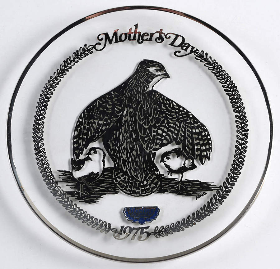 Mothers Day Plate Quail - Boxed by Sterling America-1