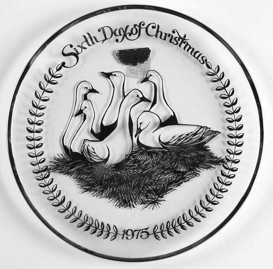 Twelve Days of Christmas Six Geese A Laying - No Box by Sterling America-1