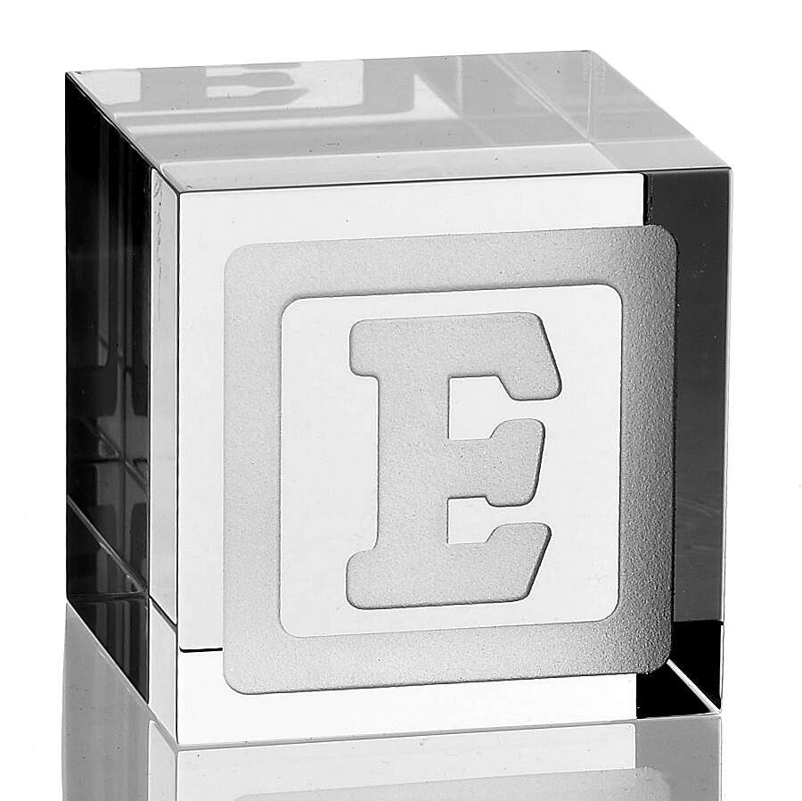 Baby's Blocks Baby's Block E-Paperweight - Boxed by Steuben-1