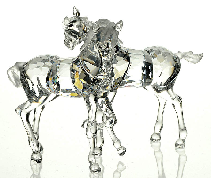 The Peaceful Countryside Foals Playing-Pair - Boxed by Swarovski-1