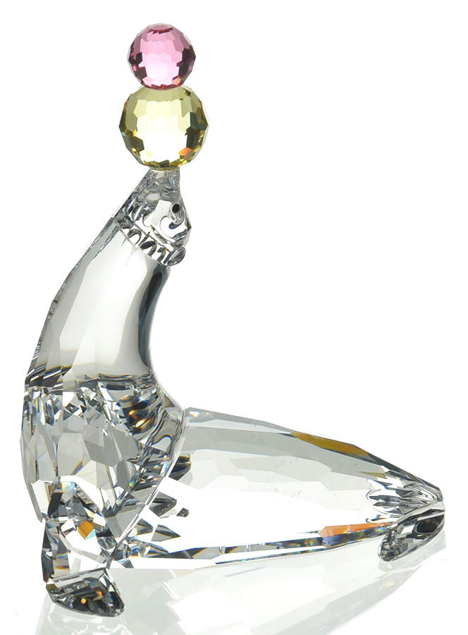 Cheerful Times Playing Seal - With Box by Swarovski-1