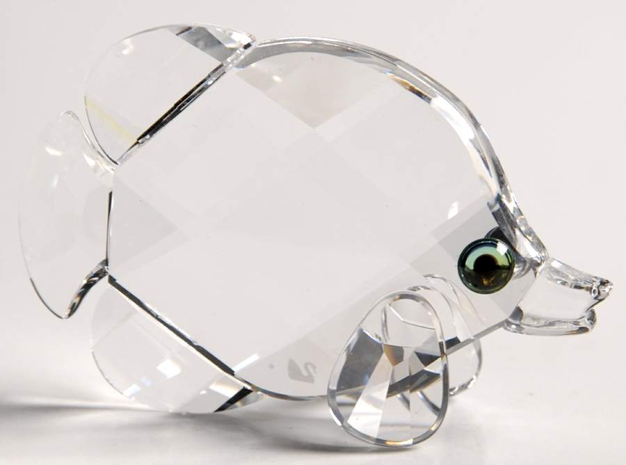Aquatic Worlds Butterfly Fish-No Base - Boxed by Swarovski-1