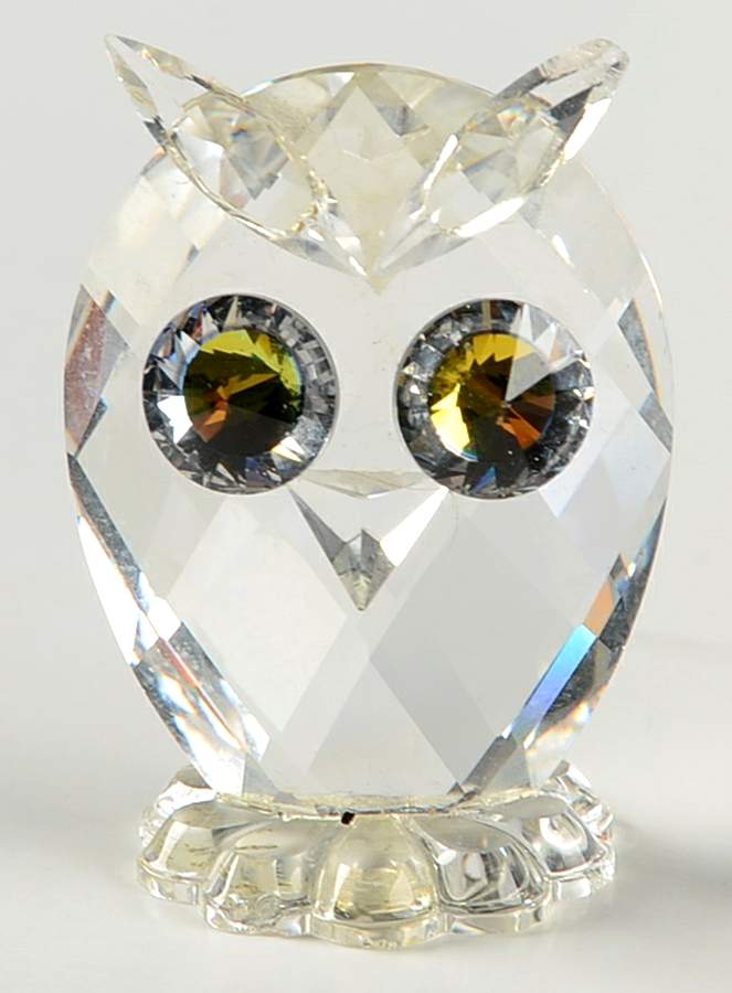 Feathered Beauties Owl-Mini - Boxed by Swarovski-1