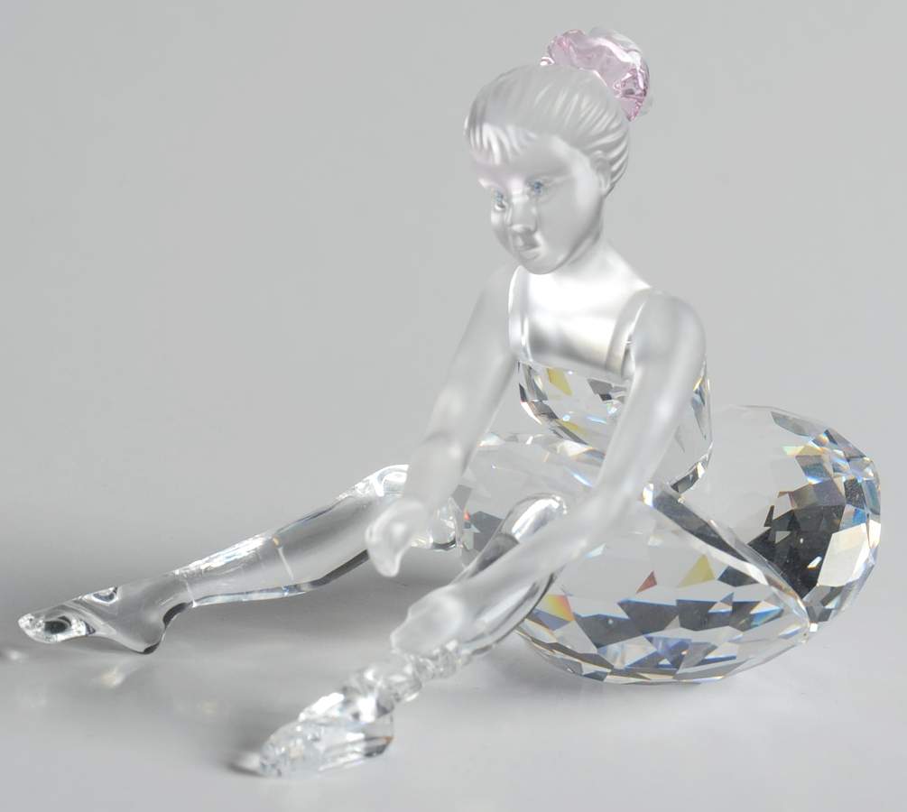 Cheerful Times Young Ballerina-Sitting - No Box by Swarovski-1
