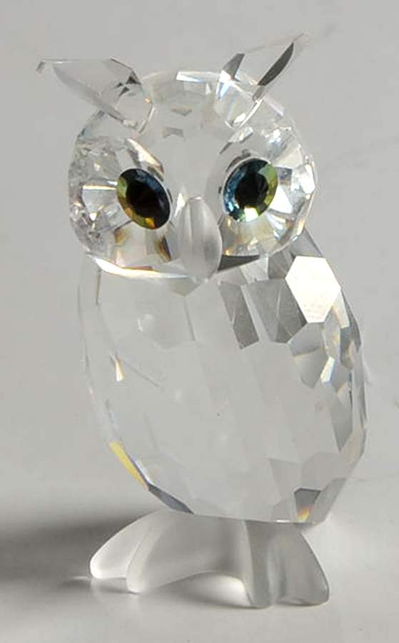 Woodland Friends Night Owl-Frosted Beak And Feet - Boxed by Swarovski-1