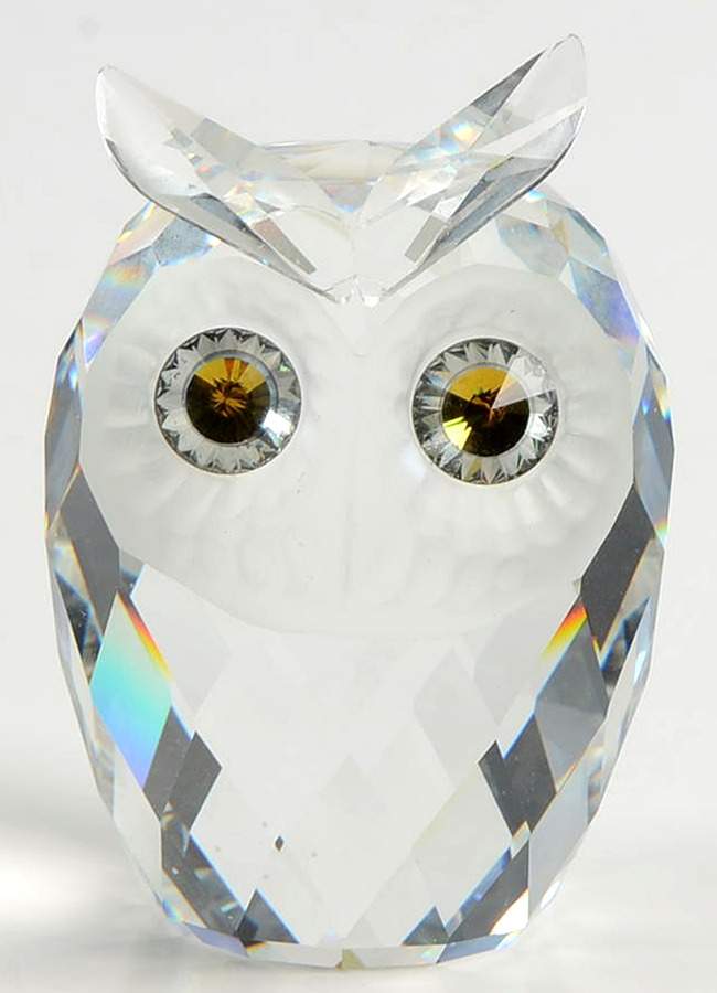Woodland Friends Owl-Large - Boxed by Swarovski-1