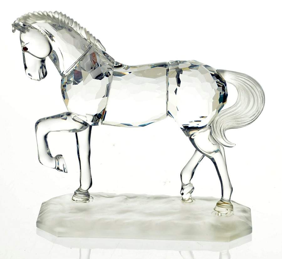 The Peaceful Countryside Arabian Stallion-Horse-Frosted Base - No Box by Swarovski-1