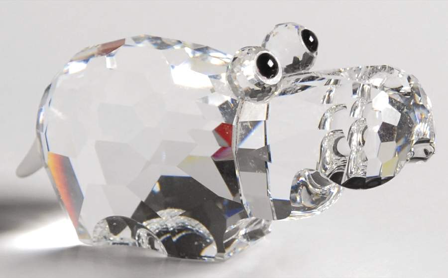 African Wildlife Hippopotamus-Small - Boxed by Swarovski-1