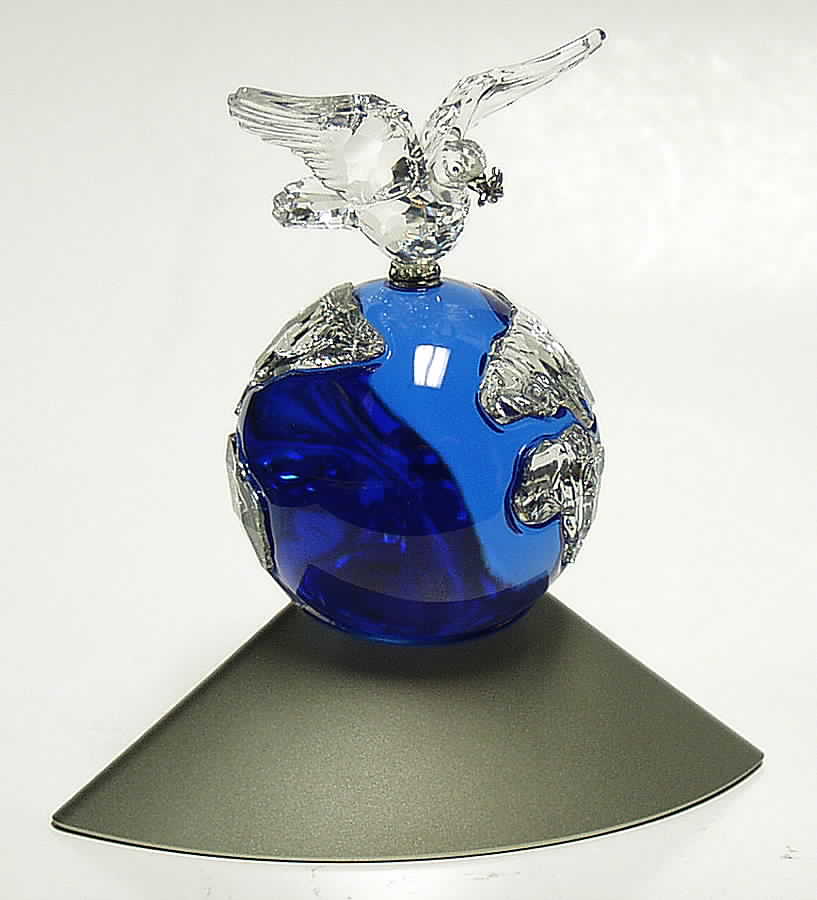 Commemorative Editions Millennium Crystal Blue Planet - No Box by Swarovski-1