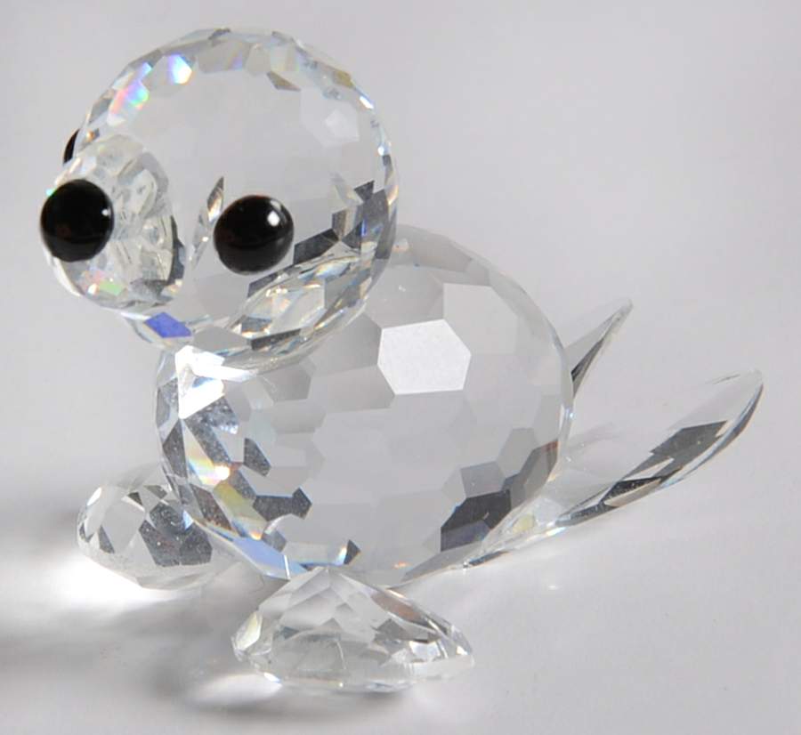 Kingdom of Ice and Snow Seal-Baby-Mini-Black Nose-Var1-No Wisker - No Box by Swarovski-1
