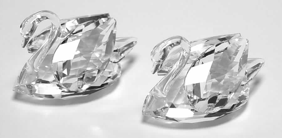 Feathered Beauties Swans-Large-Boxed Set Of 2 - Boxed by Swarovski-1