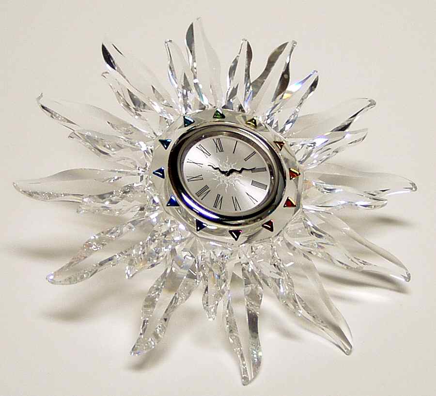 Swarovski Crystal Clocks Solaris-Table Clock - Boxed by Swarovski-1