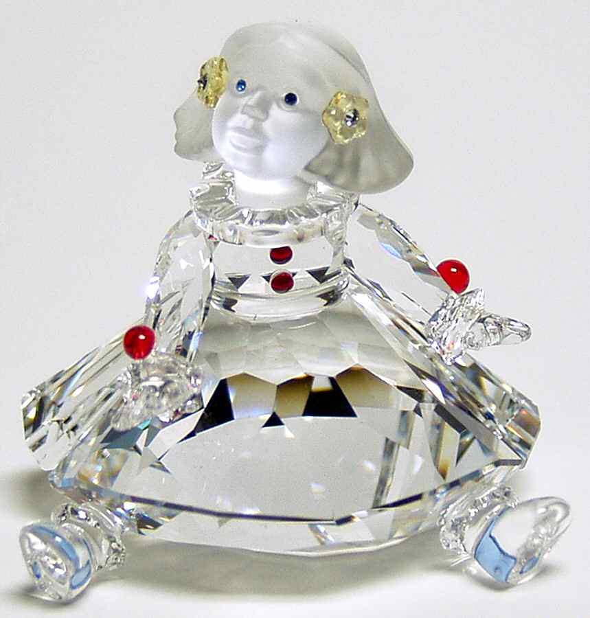 Cheerful Times Doll-Sitting - Boxed by Swarovski-1