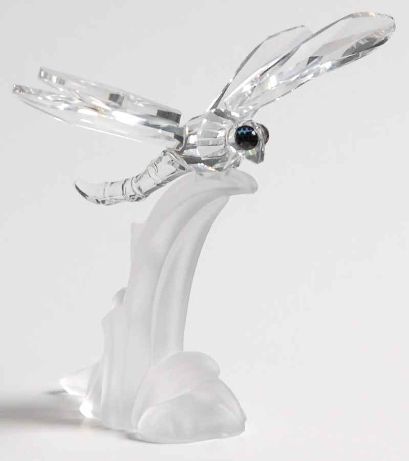 In The Secret Garden Dragonfly-On Frosted Leaf - No Box by Swarovski-1
