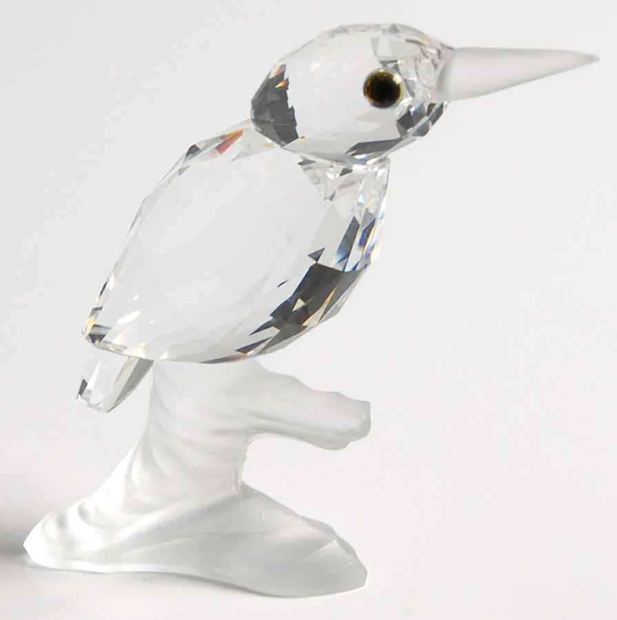 Up in the Trees Kingfisher-Frosted Beak And Base - Boxed by Swarovski-1