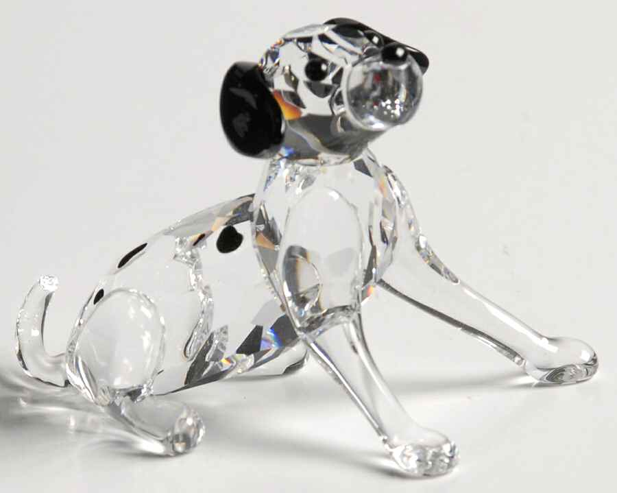 The Peaceful Countryside Dalmatian Puppy-Sitting-Black Ears - No Box by Swarovski-1