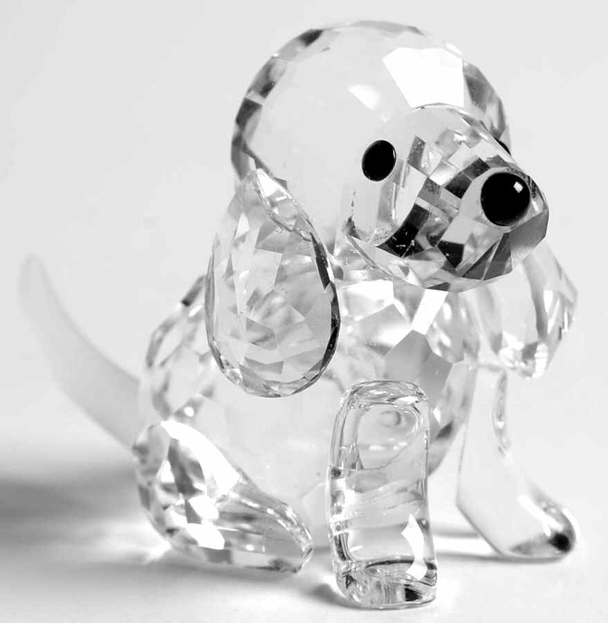 The Peaceful Countryside Beagle-Sitting-Frosted Tail - Boxed by Swarovski-1