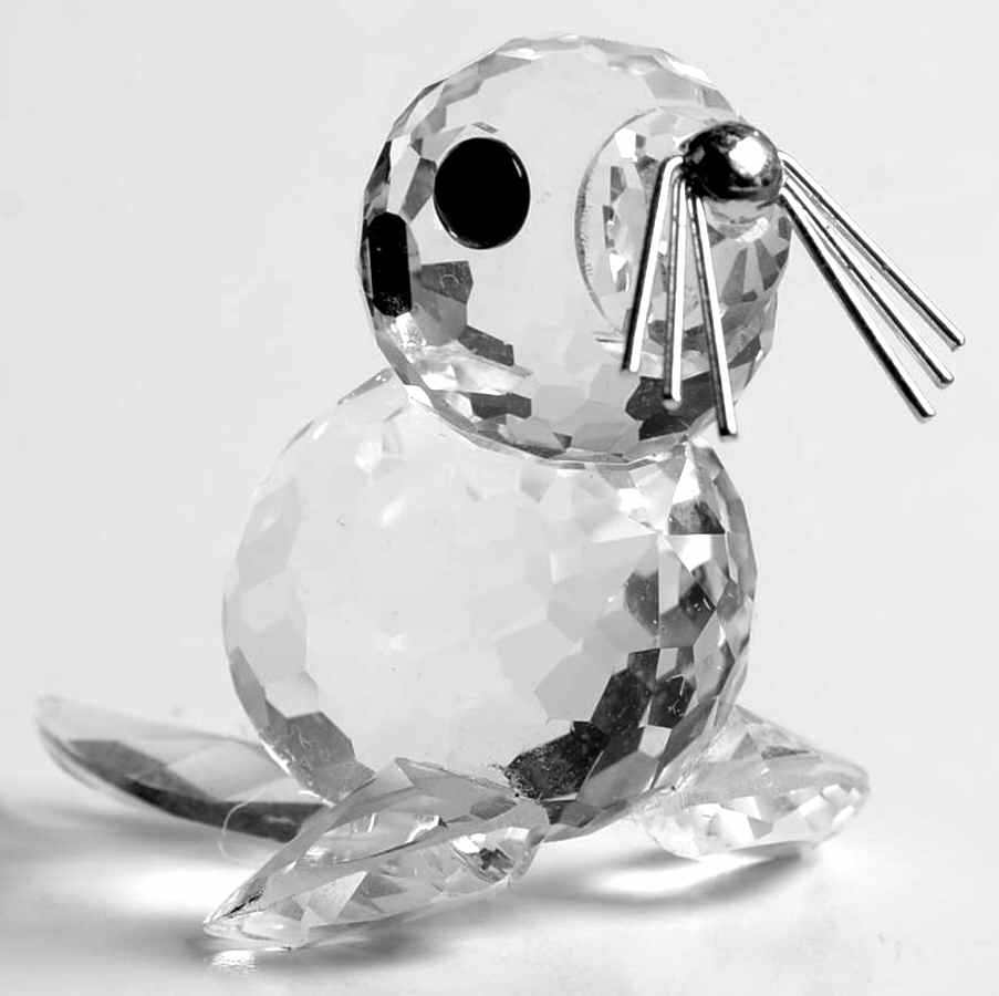 Kingdom of Ice and Snow Seal-Baby-Mini-Silver Whiskers-Var2 - Boxed by Swarovski-1