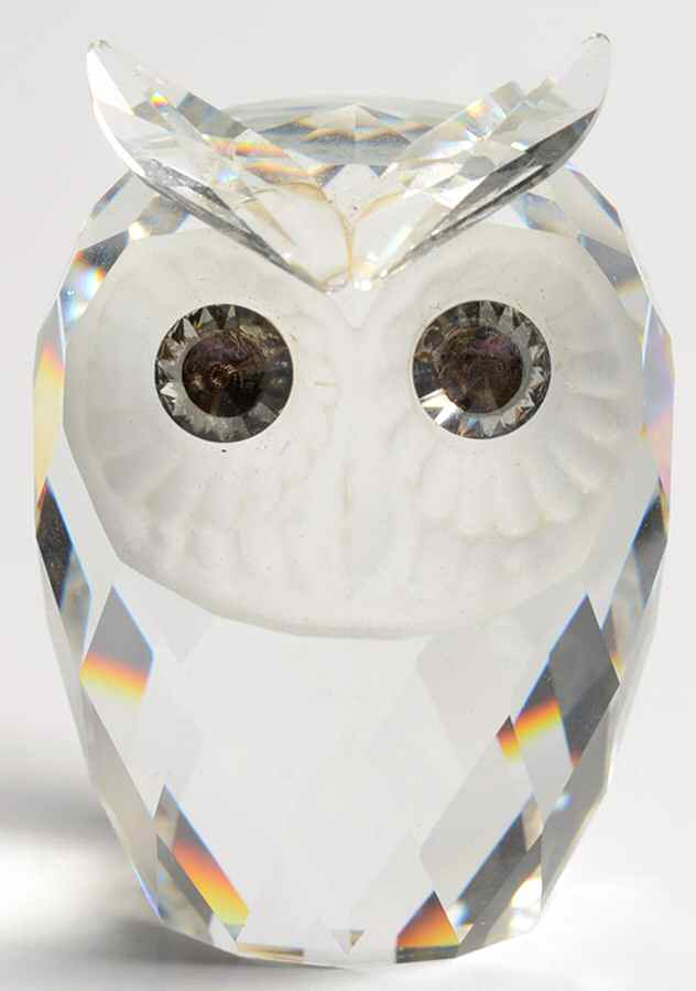 Woodland Friends Owl-Small - No Box by Swarovski-1
