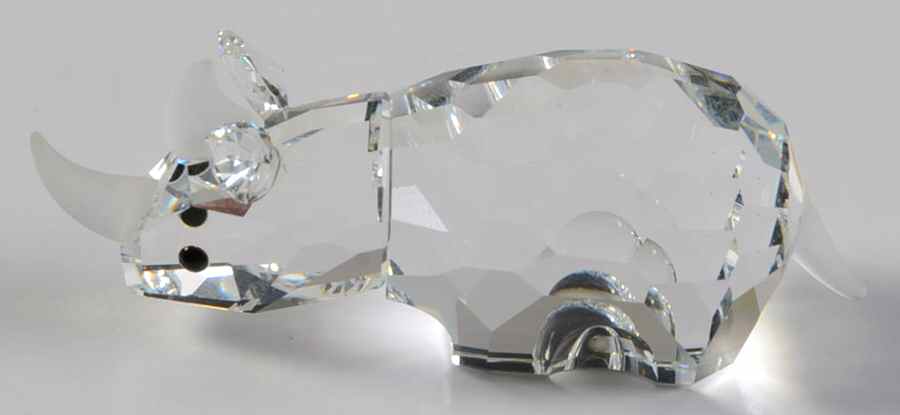 African Wildlife Rhinoceros-Small - No Box by Swarovski-1