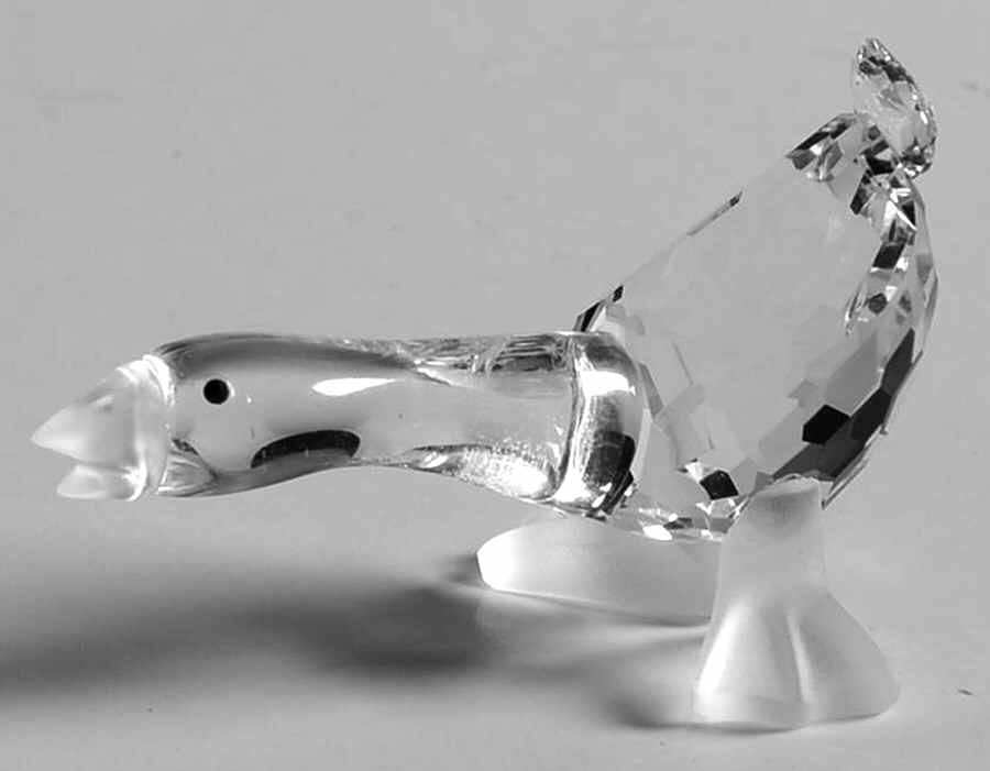Barnyard Friends Harry Gosling-Goose-Head Lower Than Tail - No Box by Swarovski-1