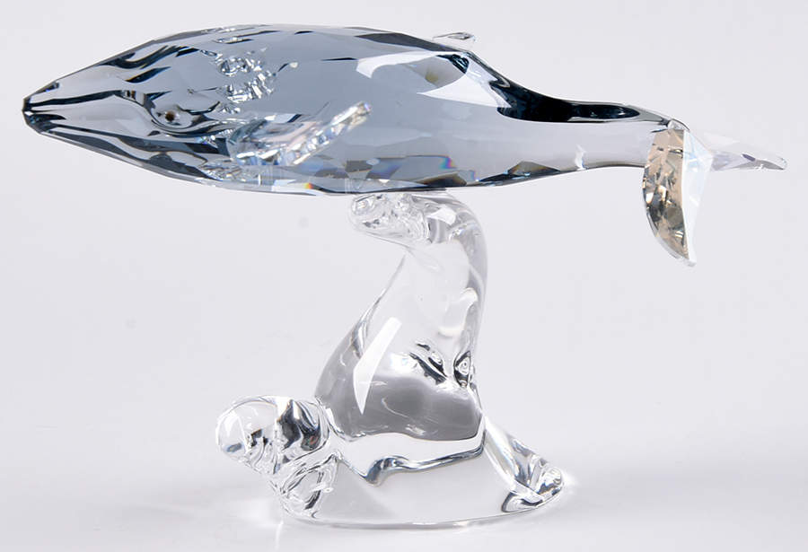 Collectors Society Figurines Young Humpback Whale-Companion - No Box by Swarovski-1
