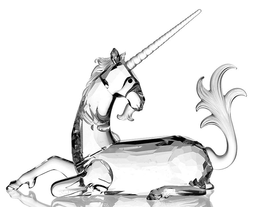Collectors Society Figurines Unicorn-1996-Fabulous Creatures - No Box by Swarovski-1