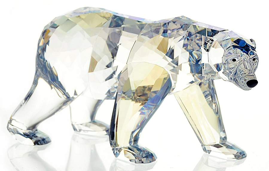 Collectors Society Figurines 2011-Polar Bear Siku-Arctic-Bear Only - With Box by Swarovski-1