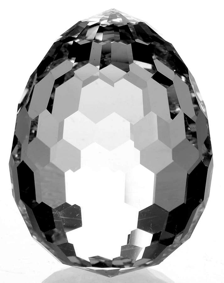 Swarovski Paperweights Egg-Clear  No Flat Base - No Box by Swarovski-1