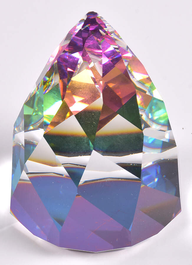 Swarovski Paperweights Cone/Rio-Vitrail Medium - No Box by Swarovski-1