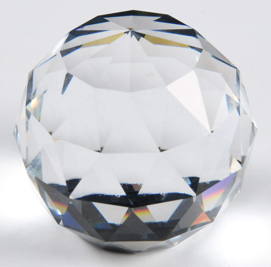 Swarovski Paperweights Sahara Round  - Boxed by Swarovski-1
