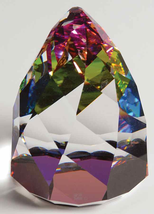 Swarovski Paperweights Cone/Rio-Vitrail Medium - With Box by Swarovski-1