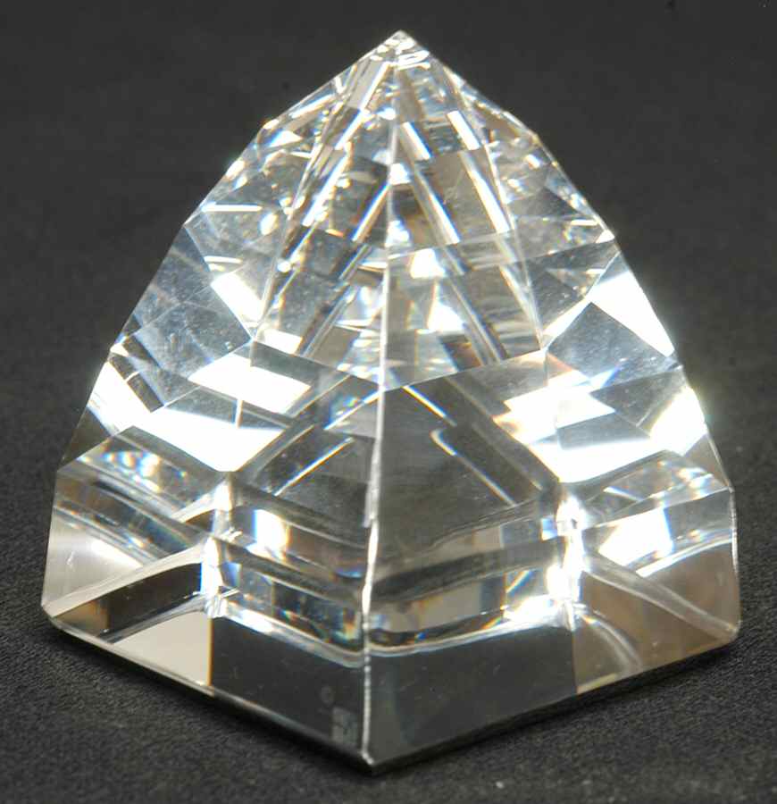 Swarovski Paperweights Pyramid-Large-Crystal Cal - No Box by Swarovski-1