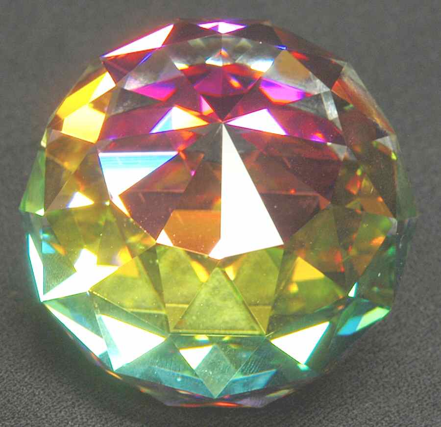Swarovski Paperweights Round-Vitrail Medium - No Box by Swarovski-1