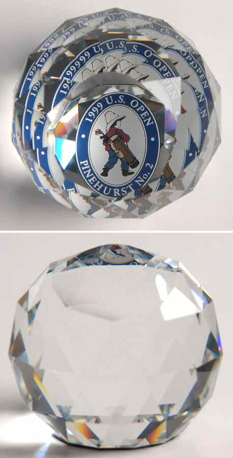 Swarovski Paperweights 1999 Us Open-Pinehurst No 2 - With Box 53 by Swarovski-1