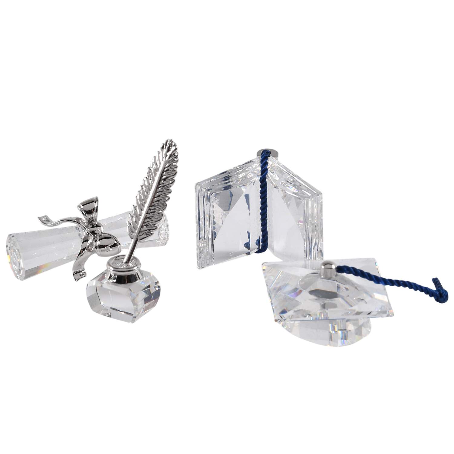 Celebrations Graduation Silver-Set Of 4 - No Box by Swarovski-1