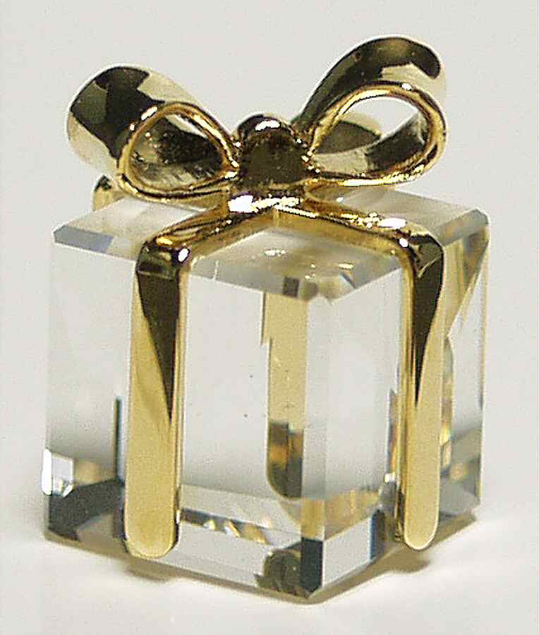Celebrations Present-Gold Bow-Congratulations - No Box by Swarovski-1