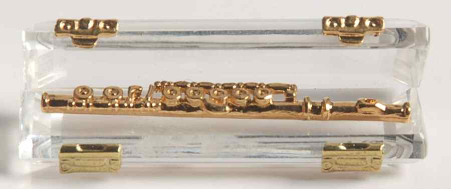 Dedicated To Music Flute - With Box by Swarovski-1