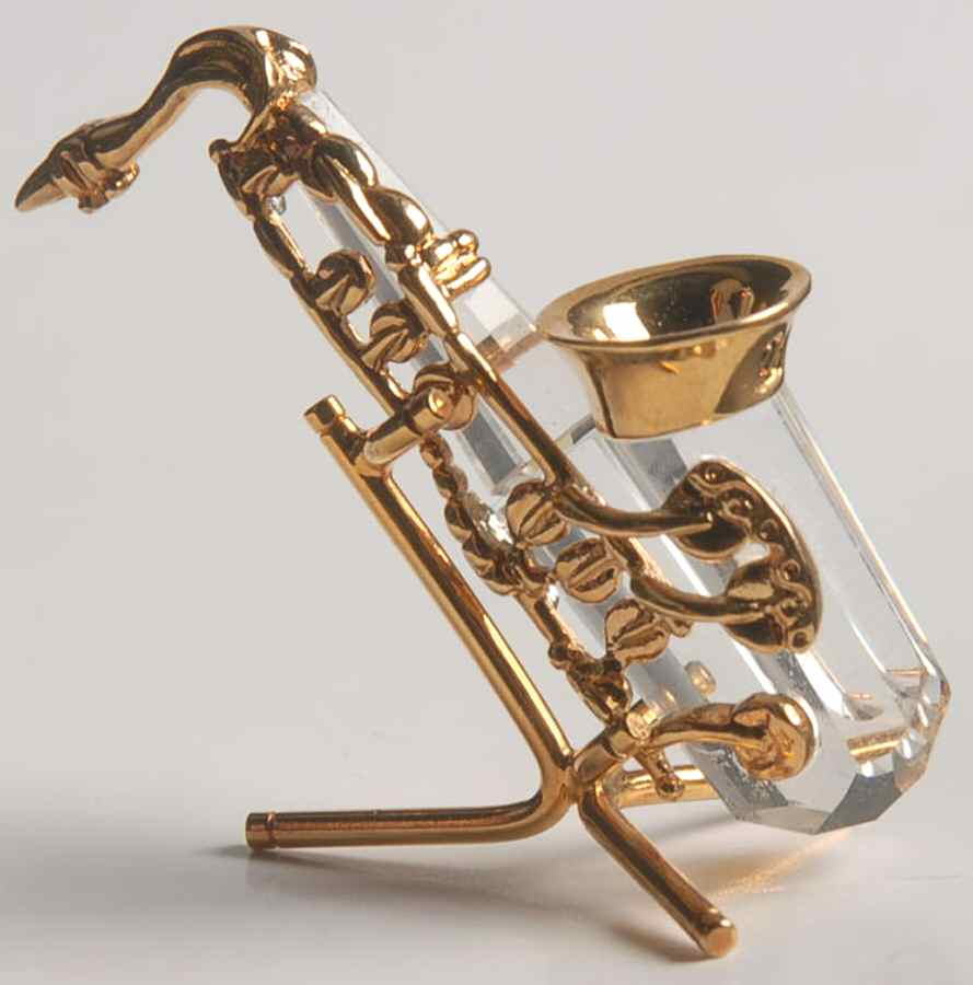 Dedicated To Music Saxophone - Boxed by Swarovski-1
