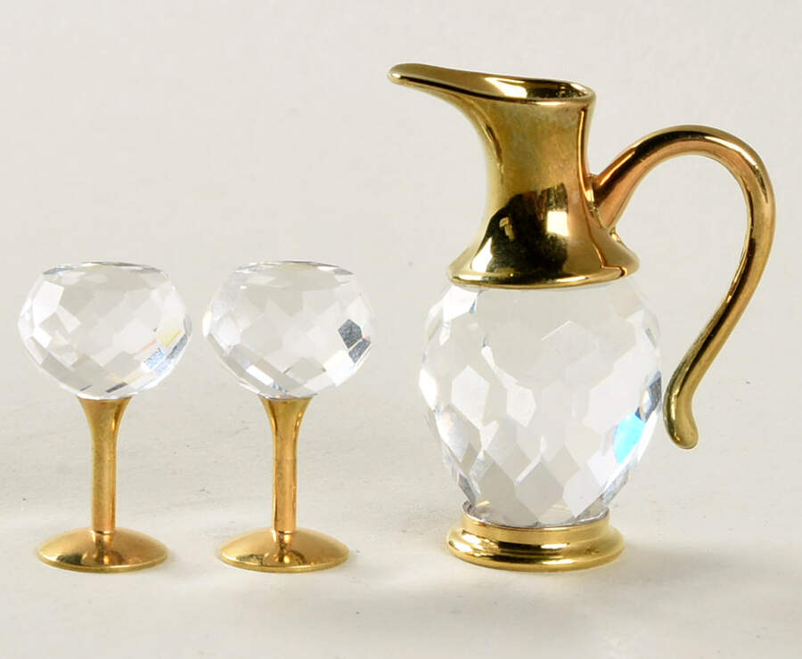 In Familiar Surroundings Wine Set- 3 Piece Set - Boxed by Swarovski-1